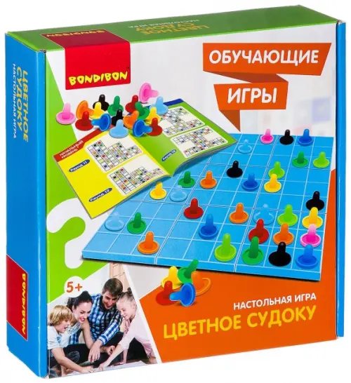 Настольная игра. Цветное судоку