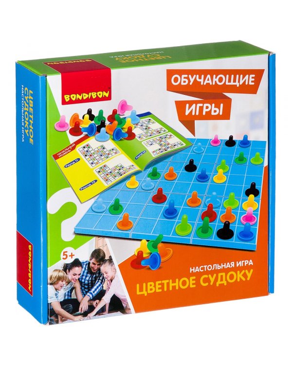 Настольная игра. Цветное судоку