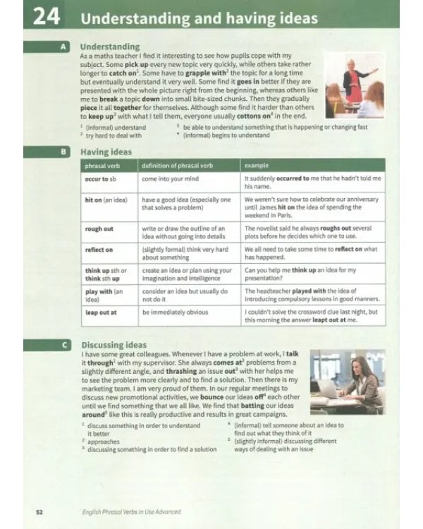 English Phrasal Verbs in Use. Advanced. Book with Answers. Vocabulary Reference and Practice