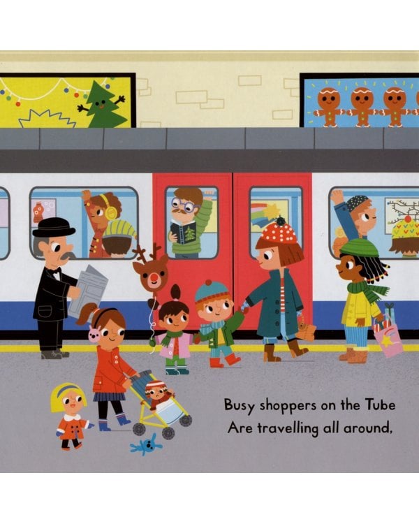 BusyBooks Busy London at Christmas. Board book