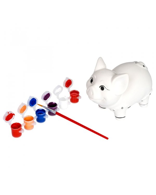 Копилка-подарок. Свинья-распрекрасница