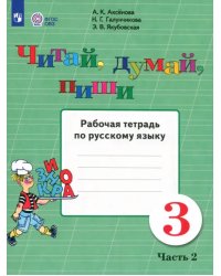 Читай, думай, пиши. 3 класс. Рабочая тетрадь по русскому языку. В 2-х частях. ФГОС ОВЗ. Часть 2