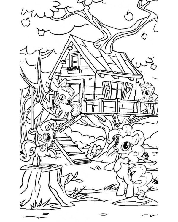 Мой маленький пони. Тайны Понивилля. Крошка Белль и древесный волк