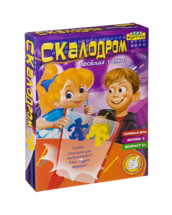 Настольная семейная игра. Скалодром. Веселая гонка