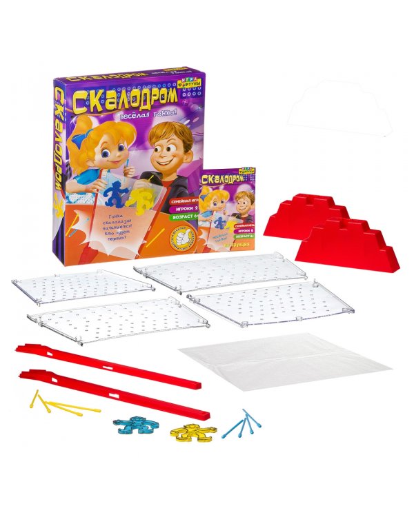 Настольная семейная игра. Скалодром. Веселая гонка