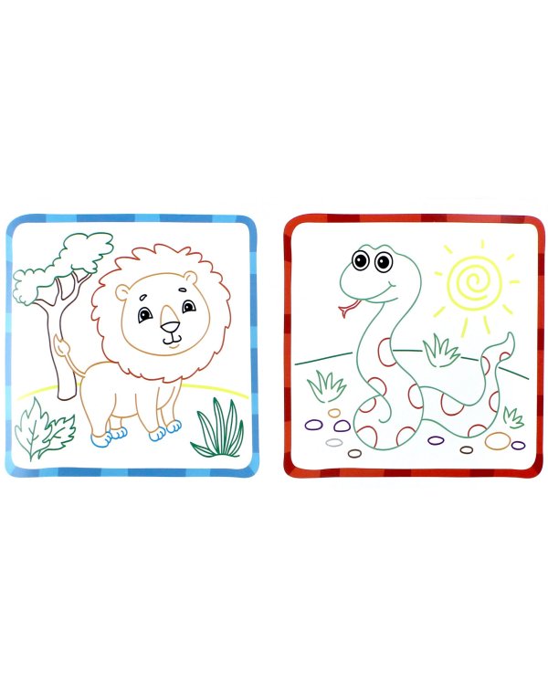 Книжка-гармошка. Животные джунглей