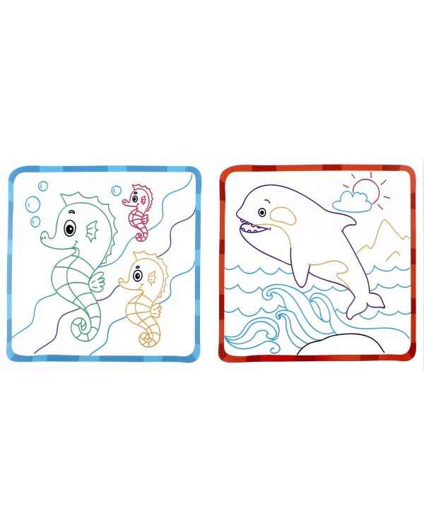 Книжка-гармошка. Животные морей и океанов