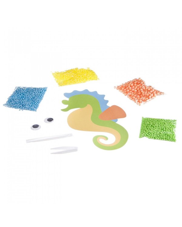 Мозаика из шариков. Морской конек