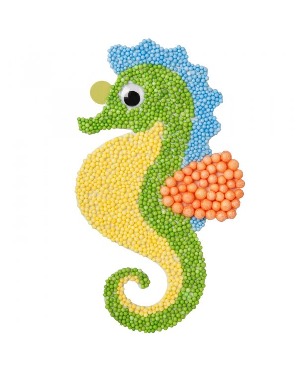 Мозаика из шариков. Морской конек