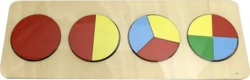 Деревянная рамка-вкладыш. Геометрия. Круг