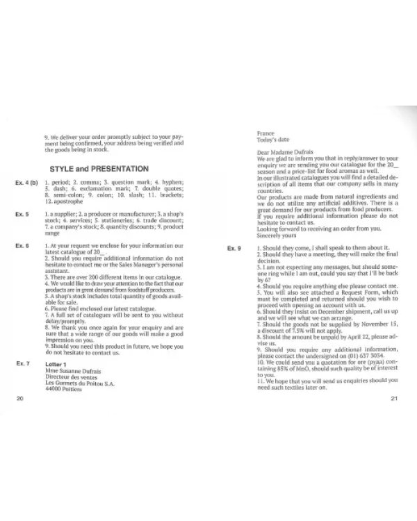 Ключи к учебному пособию "Уверенное общение в деловом английском". Учебное пособие