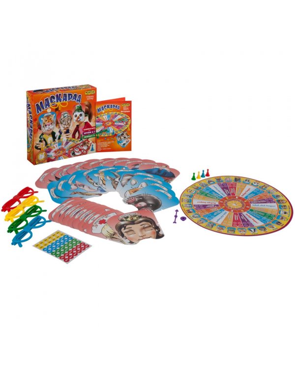 Настольная семейная игра. Маскарад