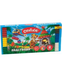 Пластилин "Creativiki", 6 цветов