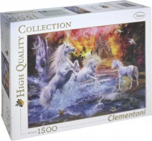 Пазл. Дивные единороги, 1500 элементов Пазл. Дивные единороги, 1500 элементов