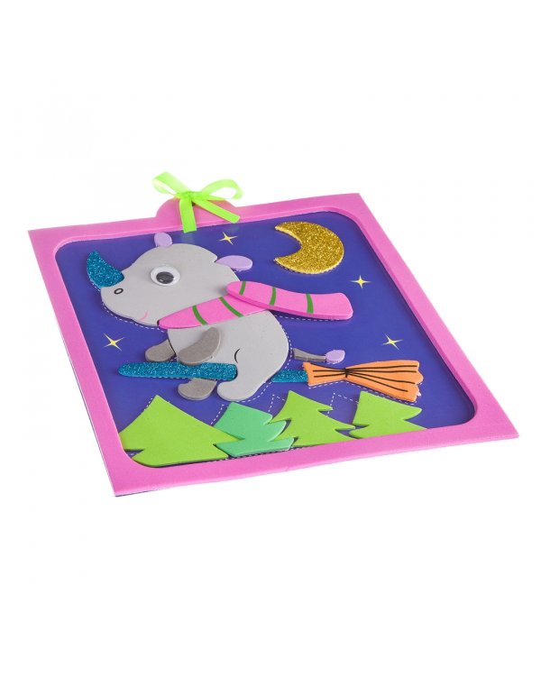 Аппликация EVA. Носорог