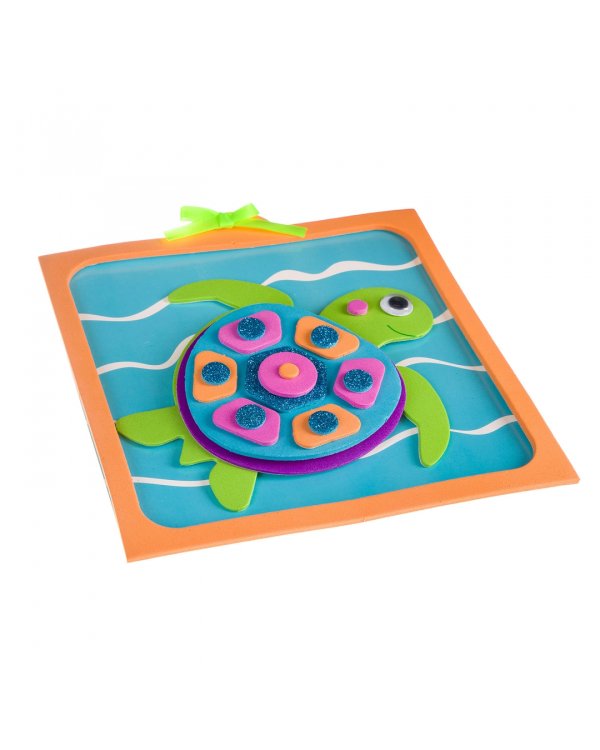 Объемная аппликация EVA. Черепашка