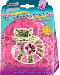 Набор для изготовления украшения-патча. Кот