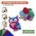 Аппликация. Игрушки на магнитах "Ежик. Сова"