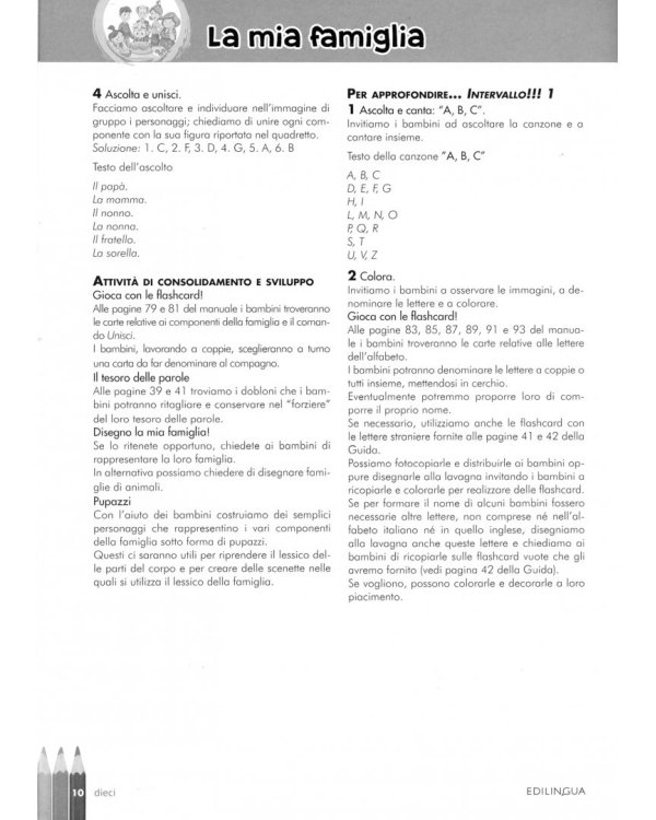 Piccolo e forte! Guida per l'insegnante