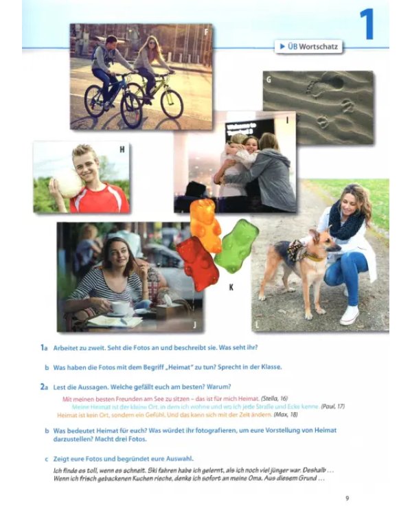Aspekte junior B2. Kursbuch mit Audios zum Download