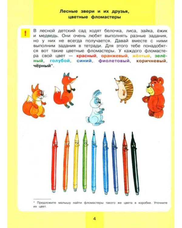 Игровые упражнения по развитию произвольного внимания у детей 3-4 лет. ФГОС ДО