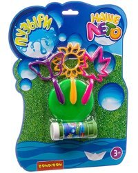 Мыльные пузыри с рамками и тарелкой-фрисби, 55 мл