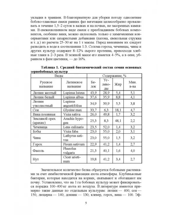 Полевые и огородные культуры России. Зернобобовые и масличные. Монография