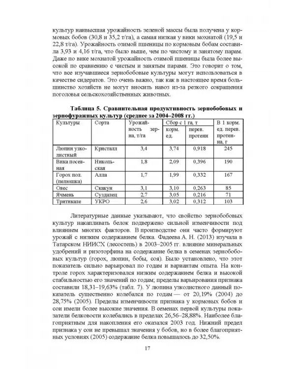 Полевые и огородные культуры России. Зернобобовые и масличные. Монография