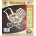 Сборная деревянная модель. Коляска