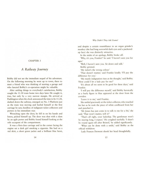 Why Didn't They Ask Evans?