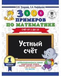 Математика. 1 класс. Устный счет. Счет от 1 до 10