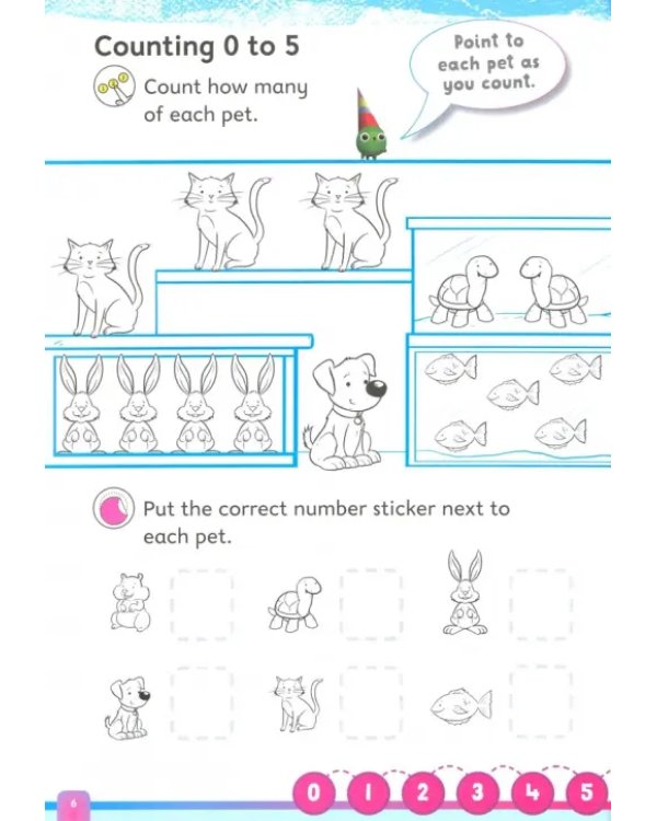 Counting up to 10. Age 3-4
