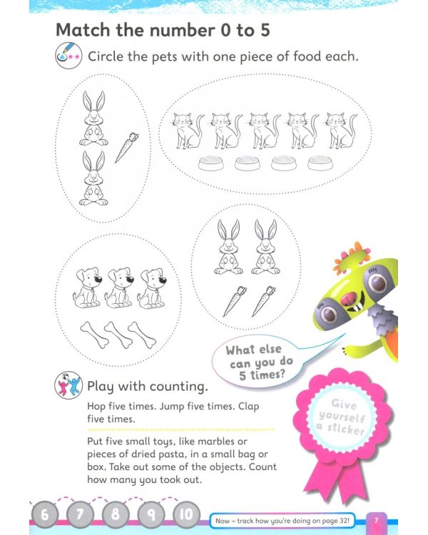 Counting up to 10. Age 3-4
