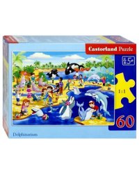 Пазл. Дельфинарий, 60 элементов