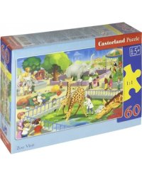 Пазл. Зоопарк, 60 элементов