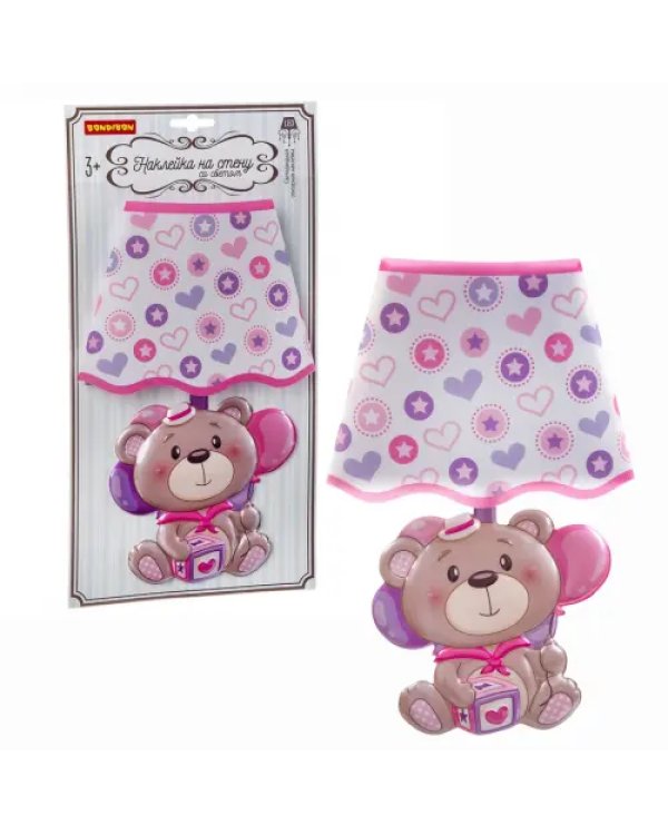 Наклейка со светом. Медвежонок