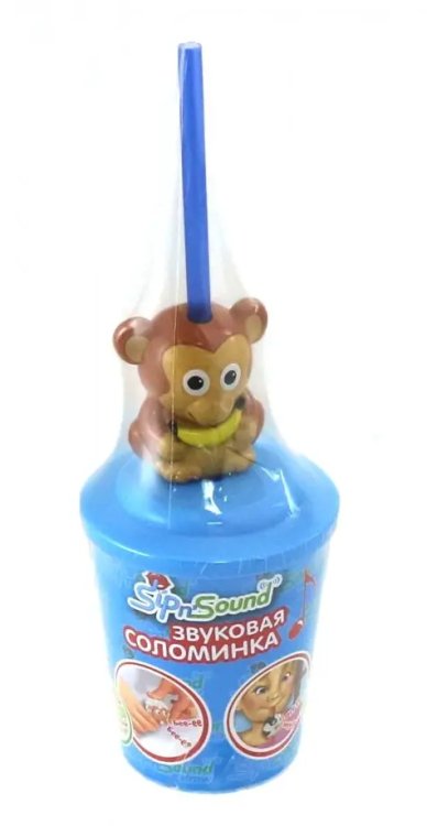 Звуковая соломинка "Обезьянка" Звуковая соломинка "Обезьянка"
