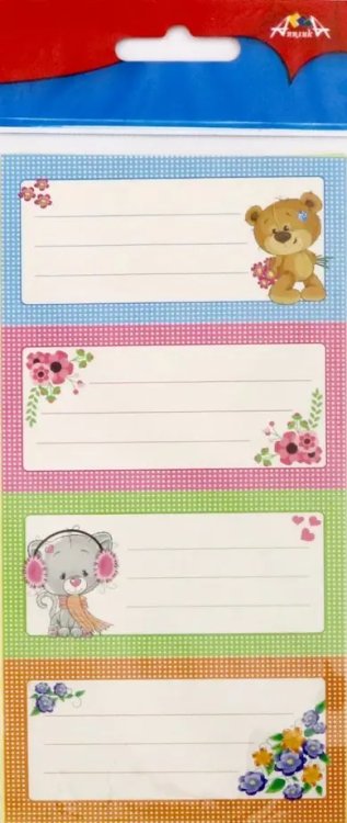 Наклейки школьные с рисунком, набор 12 штук, в ПЭТ-пакете Наклейки школьные с рисунком, набор 12 штук, в ПЭТ-пакете