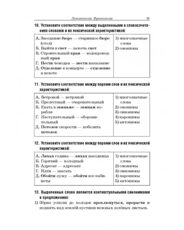 Дополнительное изображение книги «Русский язык. Тематический тренажёр»