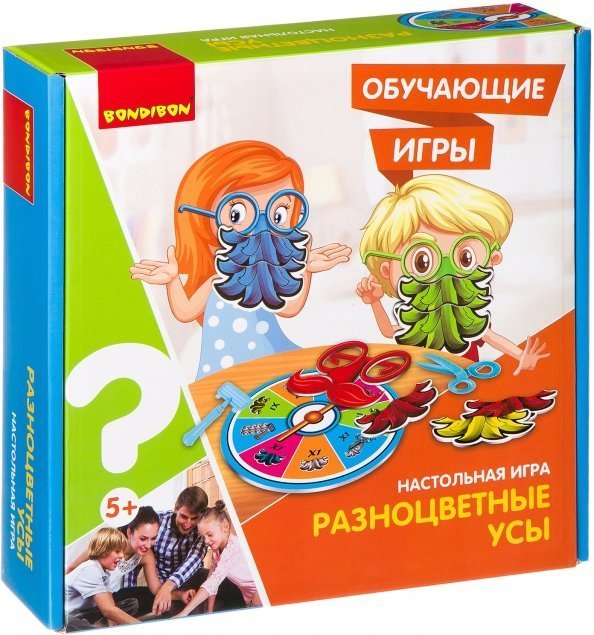 Обучающая игра. Разноцветные усы