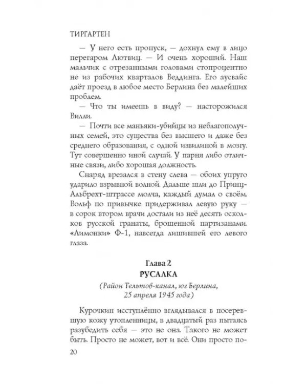 Дополнительное изображение книги «Тиргартен»
