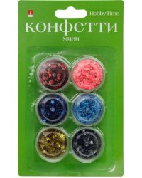 Конфетти мини для декора &quot;Звездочки&quot;, 4 мм, 6 цветов