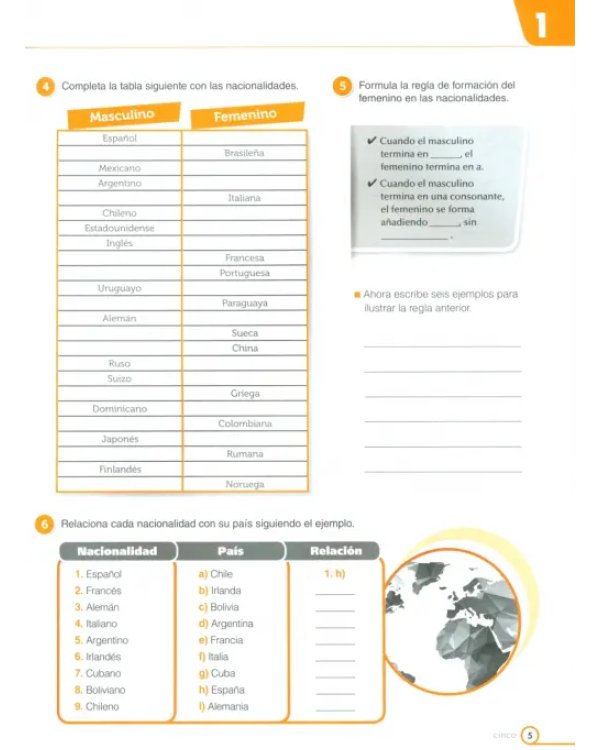 Дополнительное изображение книги «Nuevo Manana 1. Cuaderno de Ejercicios A1»
