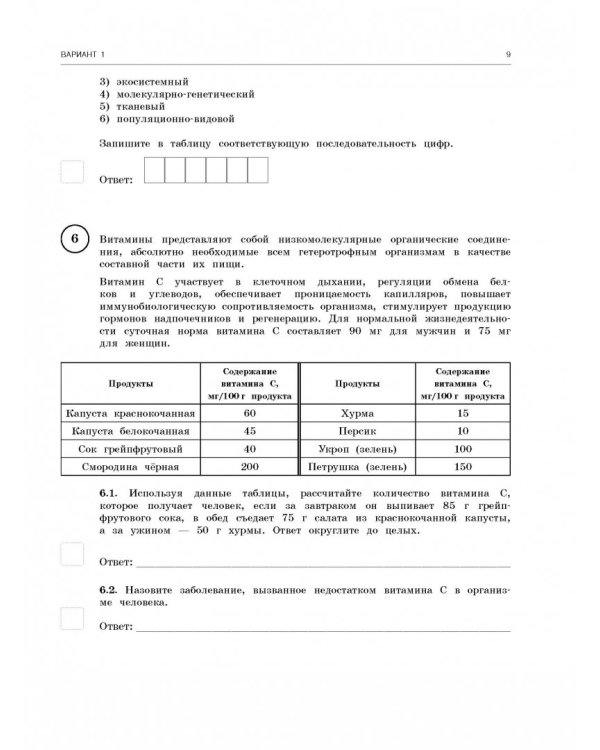 ВПР. Биология. 11 класс. Большой сборник тренировочных вариантов