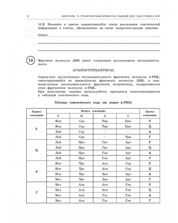 ВПР. Биология. 11 класс. Большой сборник тренировочных вариантов