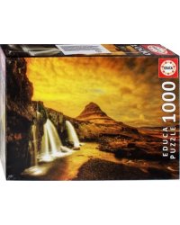 Пазл. Водопад Киркьюфетльсфос. Исландия, 1000 элементов