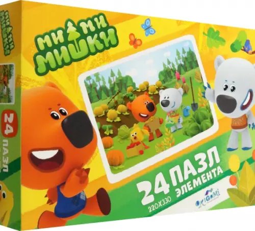 Пазл + наклейки. МиМиМишки. Борьба за урожай