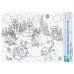 Настольный коврик-раскраска "Веселые катания" (78055)