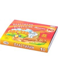 Пластилин. Мультики, 10 цветов