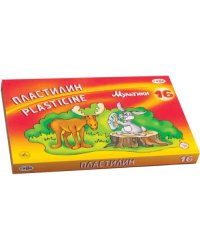 Пластилин. Мультики, 16 цветов